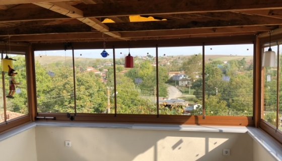 Kahverengi Cam Balkonlar