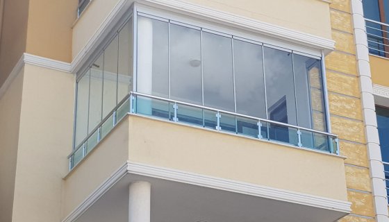 Müşterimize Albert Genau Gri Cam Balkon Projemiz